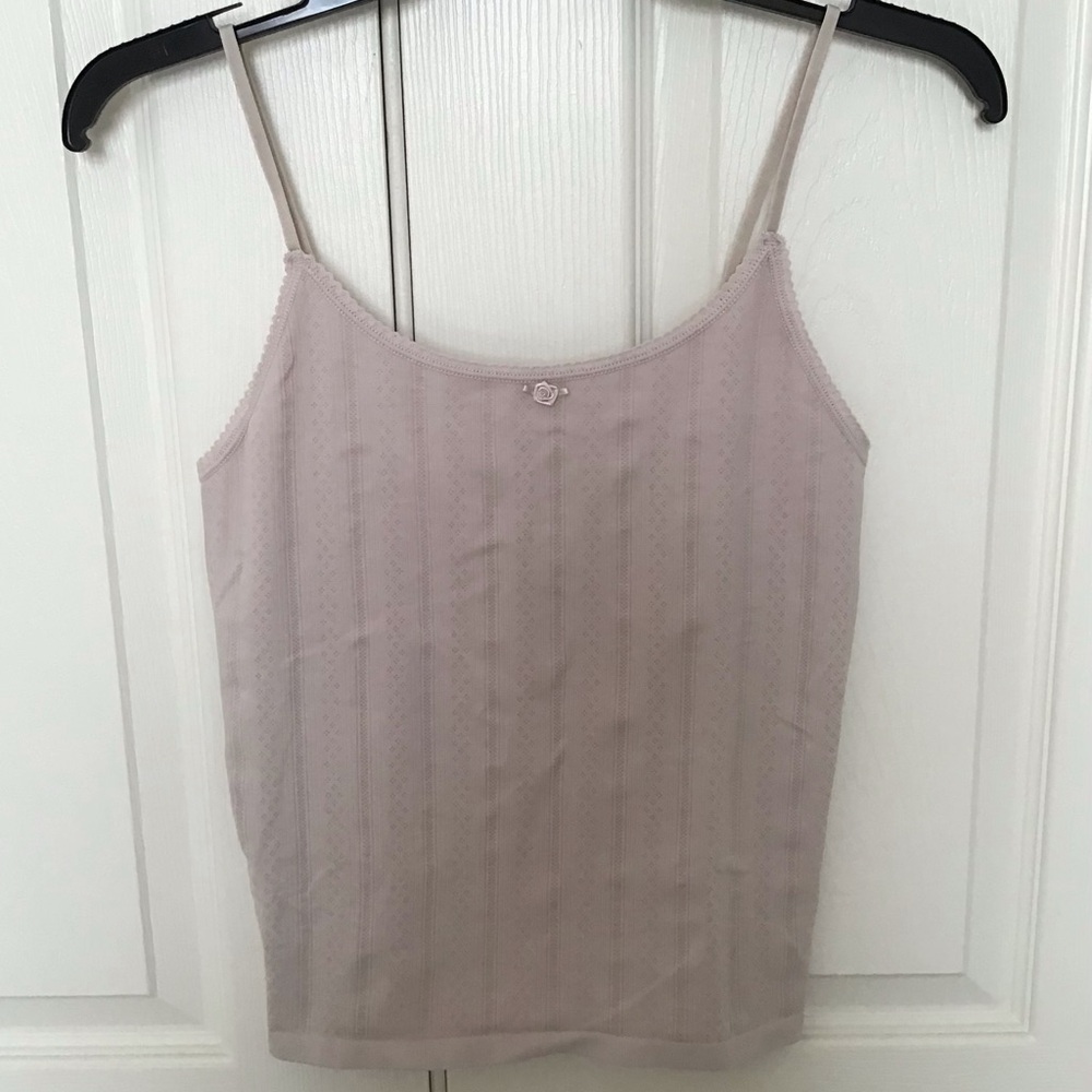 H&M Elegant Rose Spaghetti Strap Top